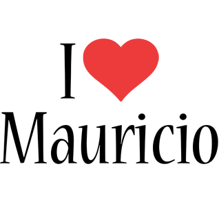 Mauricio i-love logo