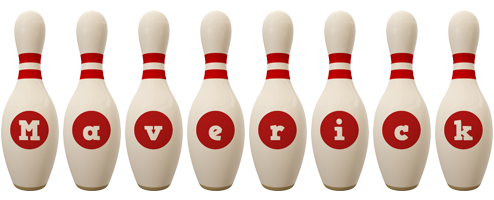 Maverick bowling-pin logo