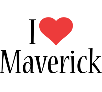 Maverick i-love logo