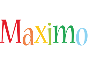 Maximo birthday logo
