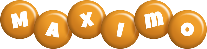 Maximo candy-orange logo