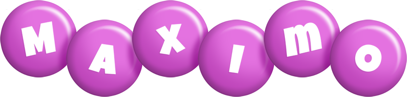 Maximo candy-purple logo