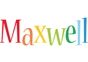 Maxwell birthday logo