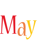 May birthday logo
