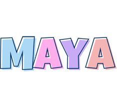 Maya pastel logo