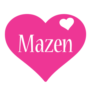 Mazen love-heart logo