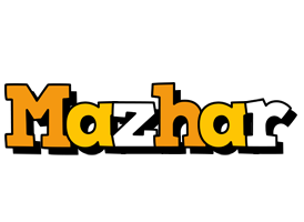 Mazhar cartoon logo