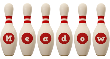 Meadow bowling-pin logo