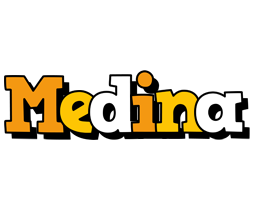 Medina cartoon logo