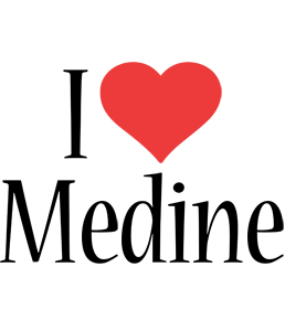 Medine i-love logo