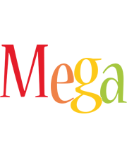 Mega birthday logo