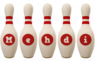 Mehdi bowling-pin logo