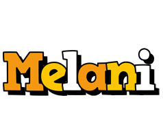 Melani cartoon logo