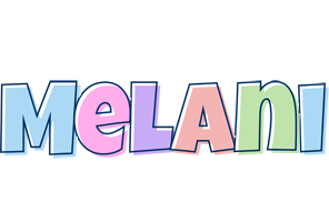 Melani pastel logo