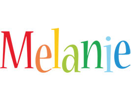 Melanie birthday logo