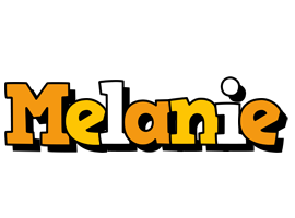 Melanie cartoon logo