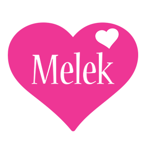 Melek love-heart logo