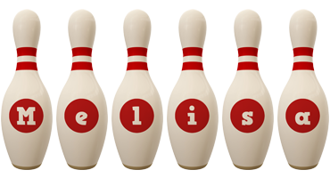Melisa bowling-pin logo