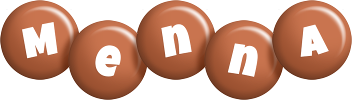 Menna candy-brown logo