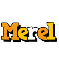 Merel cartoon logo