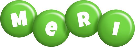 Meri candy-green logo