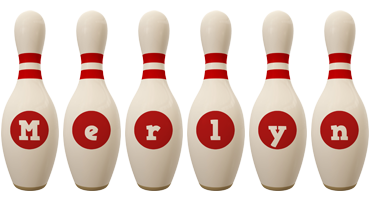 Merlyn bowling-pin logo
