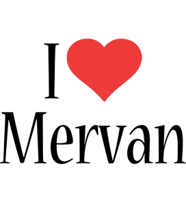 Mervan i-love logo