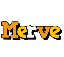 Merve cartoon logo