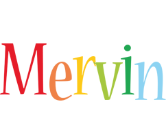 Mervin birthday logo
