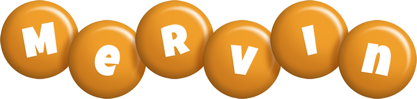 Mervin candy-orange logo