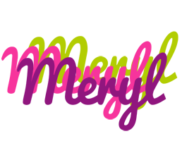 Meryl flowers logo
