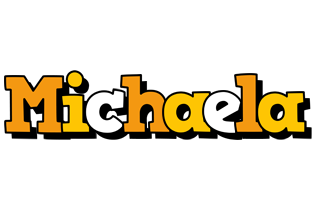 Michaela cartoon logo