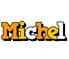 Michel cartoon logo