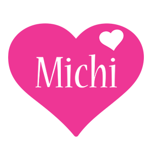 Michi love-heart logo