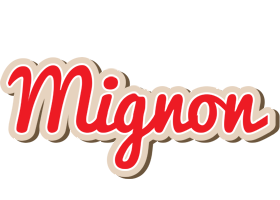 Mignon chocolate logo