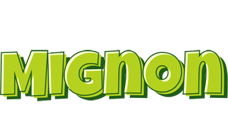 Mignon summer logo