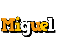 Miguel cartoon logo
