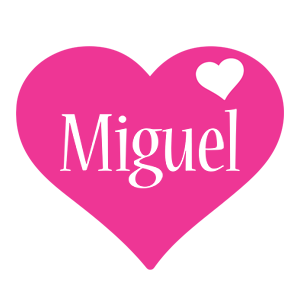 Miguel love-heart logo