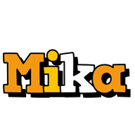 Mika cartoon logo