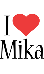 Mika Logo | Name Logo Generator - I Love, Love Heart, Boots 