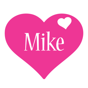 Mike love-heart logo