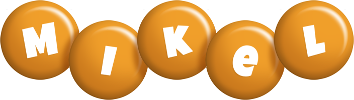 Mikel candy-orange logo
