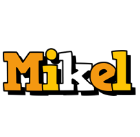 Mikel cartoon logo