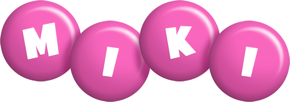 Miki candy-pink logo