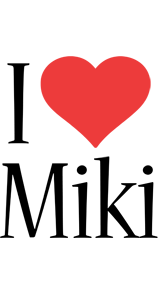 Miki i-love logo