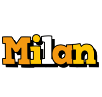 Milan cartoon logo
