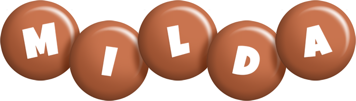 Milda candy-brown logo