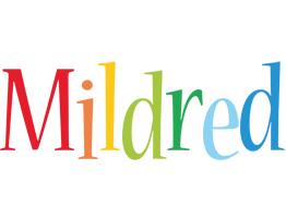 Mildred birthday logo