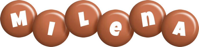Milena candy-brown logo