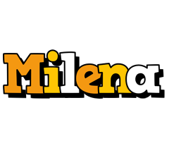 Milena cartoon logo
